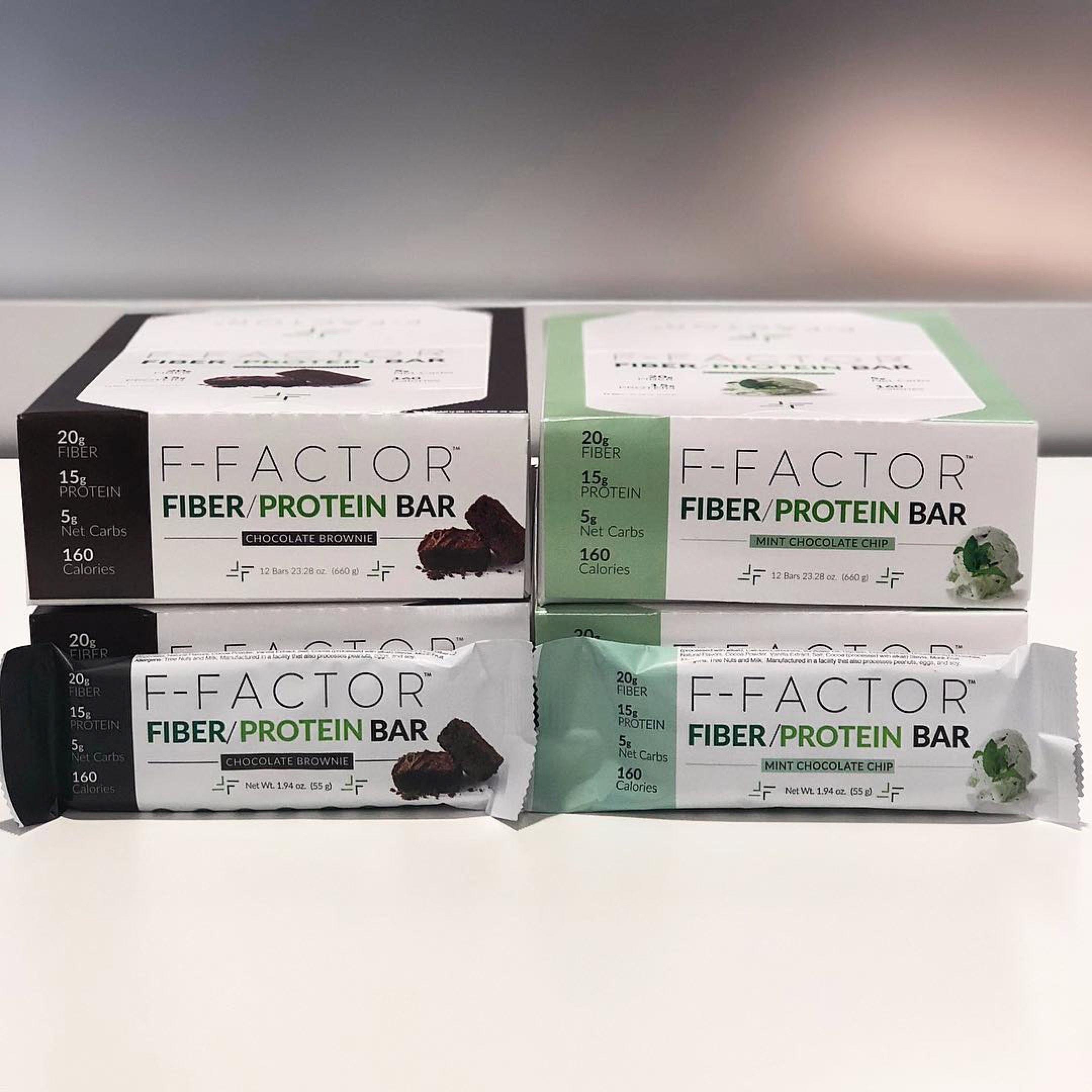 F Factor Fiber Protein Bars Low Carb And Low Fat No Sugar Added