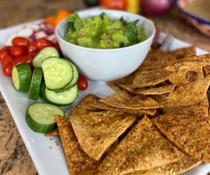 Homemade Lime Spiced Tortilla Chips F Factor