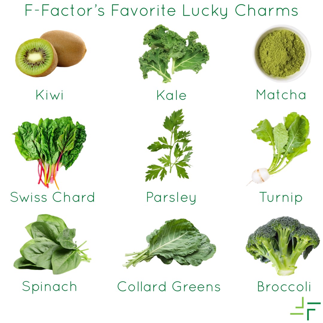 Supercharge Your St. Patty's Day with Green Superfoods - F-Factor